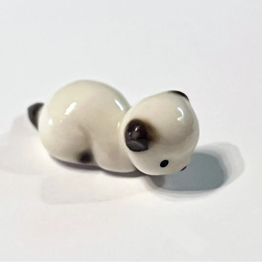 ๐ HP! ๐ VINTAGE 70โs Set of 2 Miniature Kitten Figurines - Picture 11 of 14
